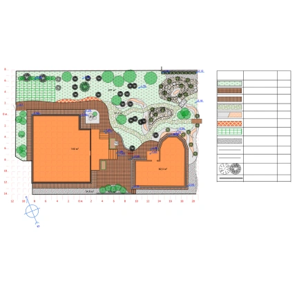 Paysage Creation Paysagiste Bourg Blanc Plan De Materiaux 1