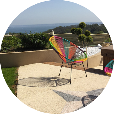 Paysage Creation Paysagiste Bourg Blanc Terrasse En Resine 1